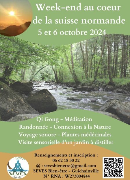 Weekend ressourcement suisse normande octobre 2024